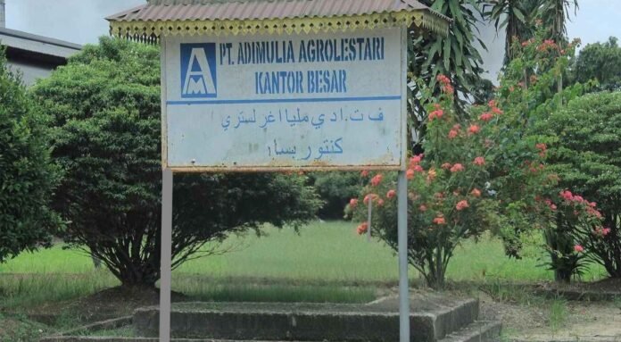 Plang Kantor PT Adimulia Agrolestari