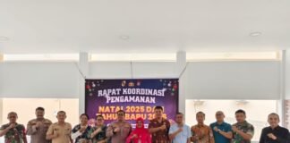 Rapat Koordinasi Nataru, Polsek Tenayan Raya Siapkan Skema Pengamanan Terpadu