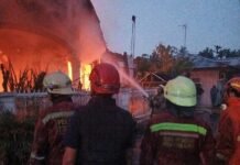 Kebakaran Hebat di Rumbai Pesisir, Satu Rumah Ludes, Kerugian Capai Rp400 Juta