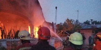 Kebakaran Hebat di Rumbai Pesisir, Satu Rumah Ludes, Kerugian Capai Rp400 Juta