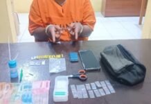 Tunggu Pembeli di Rumah Kosong, Pengedar Sabu di Kampar di Tangkap Koramil