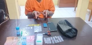 Tunggu Pembeli di Rumah Kosong, Pengedar Sabu di Kampar di Tangkap Koramil