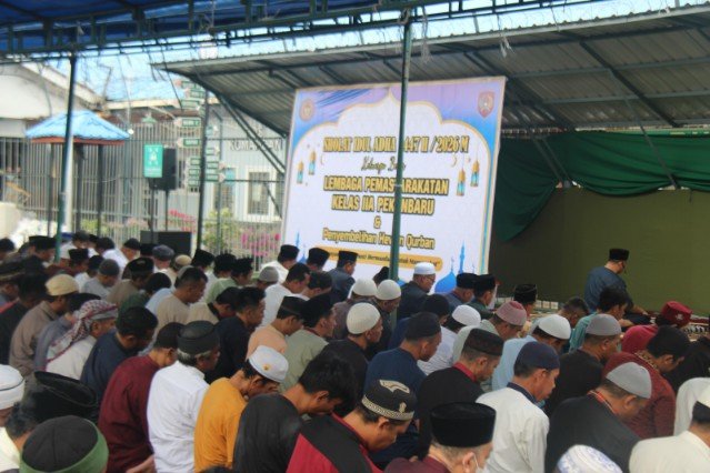 Idul Adha 1447 H, Lapas Pekanbaru Gelar Sholat Id dan Penyembelihan Hewan Qurban IMG-20260527-WA0068_copy_640x426